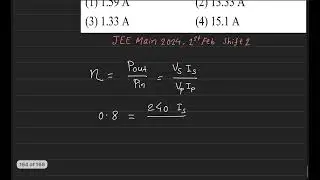 A transformer has an efficiency of 80% and works at 10V and 4KW. if the secondary voltage is