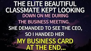 Elite beautiful female classmates keep disrespecting me during business meetings. But...