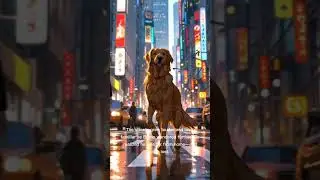 This Animated Dog Got Lost&hellip; What Happens Next? 🐕💫 #animateddog #adventure #dogs