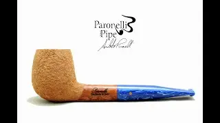 Pipa Paronelli radica apple 9mm rusticata naturale fatta a mano - www.paronellipipe.com