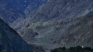 The mountain of Indus river in India Asia | Heavy Rain and Lightning for Sleeping Sleep Ambience