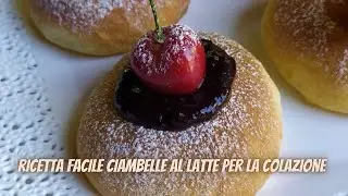 Ricetta facile ciambelle al latte per la colazione