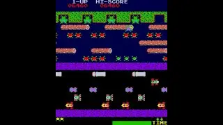 Frogger [Arcade Longplay] (1981) Sega {Moon Cresta hardware}