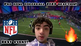 BEST EVENT! NFL PRO BOWL DODGEBALL 2023 REACTION!