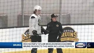 Rochester's Taylor Wenczkowski coaching Bruins prospects this week including top pick