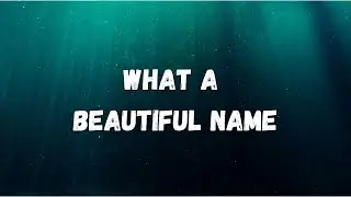 What A Beautiful Name - piano instrumental cover with lyrics
