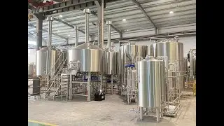 Microbrewery system introduction: 1500L 4 vessel beer brewing equipment manufactured by Tiantai