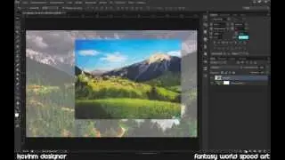 Fantasy World \ Speed Art \ Photoshop CS6 \ 1 час