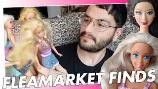 Thrifting DOLLS at the flea market / swap meet 💖 80s 90s 2000s Barbies