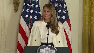 FLOTUS Melania Trump honors former First Lady Barbara Bush