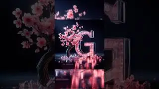 G letter name status beautiful 😍 whatsapp dp status #shorts #nameart #instadp #viral #trending