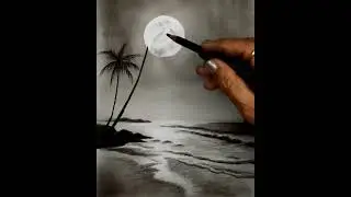 Pencil Drawing Scenery Easy | How to Draw Sunset Landscape Scenery Step by Step | Pencil Sketch