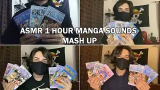 ASMR Fast & Aggressive 1 Hour Manga Sounds Mash up | Gripping and tapping