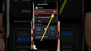 How to Disable Telegram Notifications in 2024 #shorts