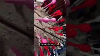 balloon factory | balloons making machine|#balloons #ytshorts #balloondecoration ##factory #trending