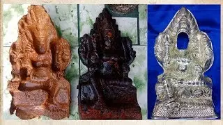 Silver Plated Copper Amman Kavasam work by Sri Karpaga Metals....