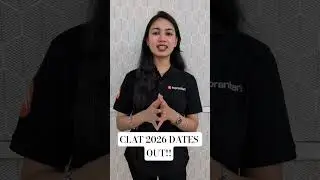 CLAT 2026 Exam Date OUT! 🚨#clat2026