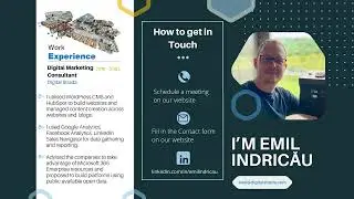 Emil Indricau - 3D Specialist - Brochure Video
