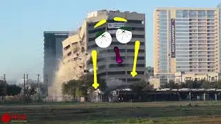 Building Demolition by Coca Mentos | Extreme Dangerous Building Demolition Skills | Kids Like