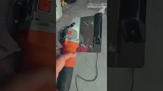Angle grinder holder &mdash; Perfect 45&deg; bevel cuts without vibration #tools #shorts #amazon