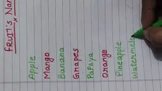 Fruit 🍓🍑 name  फलों के नाम# 10 fruit name
