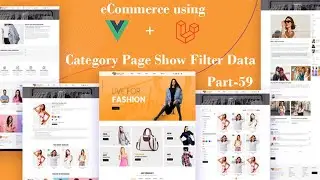 Category Page Show Filter Data | Part 59 | Build an E-commerce website using laravel with vue js