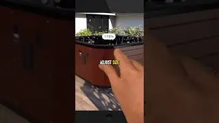 Try before you buy, Augmented Reality for Spa Pools! #shorts