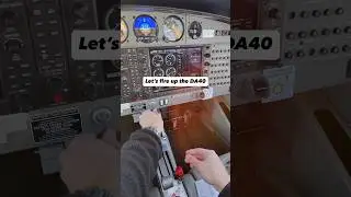 Firing up the Diamond DA40 #aviation #pilot #flying #plane #airplane