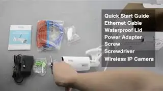 Unboxing SY2L Outdoor Wireless Security Bullet Camera, Two-Way Audio, Night Vision, Motion Detection
