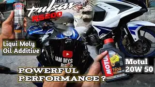 Rs200 Engine Oil changed after 5000KM | Liqui molly Oil Additive for great Performance