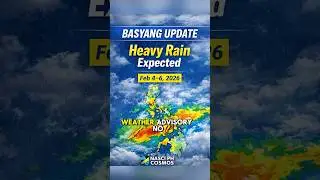 Bagyong Basyang brings heavy rain to Visayas and Mindanao Weather Advisory Febuary 4,2026