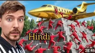 100 pilots Fight For A Private Jet , new videos #mrbeast Hindi videos 