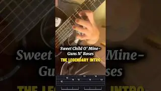 Sweet Child O&rsquo; Mine - Guns N&rsquo; Roses #cover #guitartabs