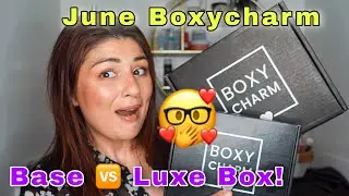 June @BoxyCharm Base vs Luxe Box Unboxing| Is It Worth the Money? PerkiPerkins