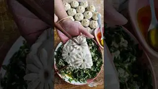 learn how to make steamed buns with Fancy pattern 🪭