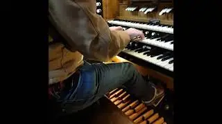 All Souls' Church, Leeds, UK. The great organ. 