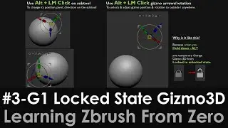 3-Gizmo3D-1 Unlock locked state Alt + LM Click, change gizmo's position, pivot, direction anywhere