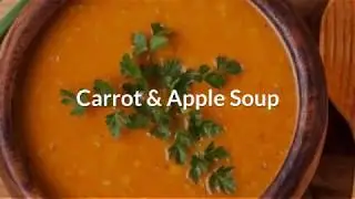 Carrot and Apple Soup (low carb recipe)