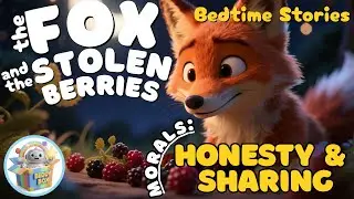 The Fox and the Stolen Berries 🦊 Bedtime Story for Kids | Moral About Honesty & Sharing | Beddy Box