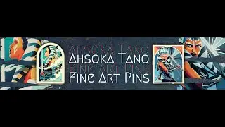 Star Wars Ahsoka Pins Inspired by Danny Haas Art - ACME/Pulse Gallery Licensed Pins