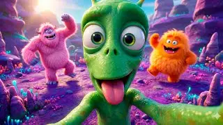 DAME TU COSITA (Kids Remix) 👽 Green Alien против Pink Yeti &bull; Funny Monster Dance Challenge