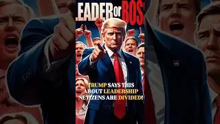 Trump Says This About Leadership, Netizens Are Divided!