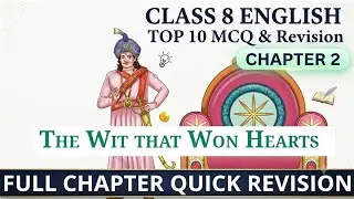 Best MCQ Poorvi The Wit that won Hearts Class 8 NCERT English || Question Answers