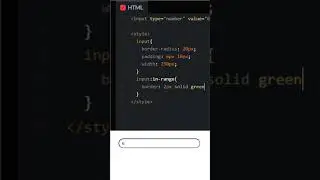 :in-range and :out-of-range css property for input