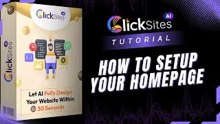 ClickSites 2.0: Настройка домашней страницы в параметрах рабочего пространства