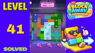Block Away &ndash; Level 41 | Walkthrough Fast & Clean Solution