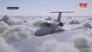 2023 Elmina Beechcraft 390 crash - Animation