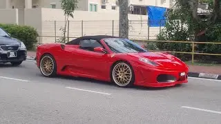(4K) Modified Ferrari F430 Spider BRUTAL Exhaust Sound! | Legendary Ferrari Made Traffic Look Better