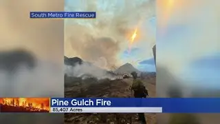 Pine Gulch Fire Grows To 85,400+ Acres As Fire Burns 'Drainage' Fuel