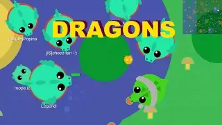 Mope.io - Tail Bite Dragons ( Tail Biting level up )